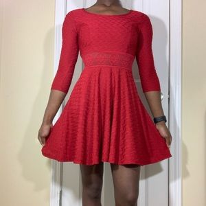 AMERICAN RAG Sheer Middle Dress